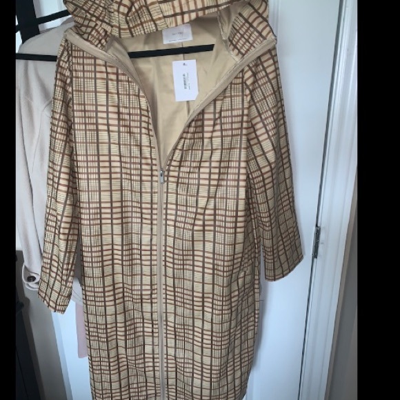 Never been worn plaid raincoat - Picture 2 of 2